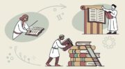 Історія Польської мови в 3 карикатурах як письменник починає і переказує знання