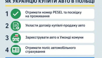 Інструкція - як купити автомобіль в Польщі про по кроку