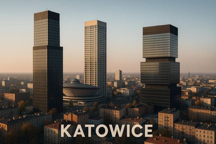 Хмарочоси на Шльонську - місто Катовіце