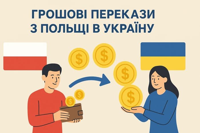 Грошові перекази з Польщі в Україну