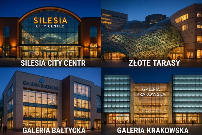 Торгівельні центри в Польщі, рейтинг топ 10 найкращих