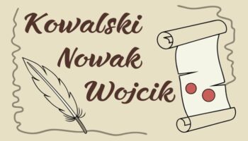 Типові польські прізвища - Kowalski, Nowak, Wojcik