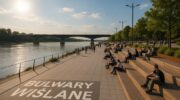 Бульвари поруч з Віслою в Варшаві