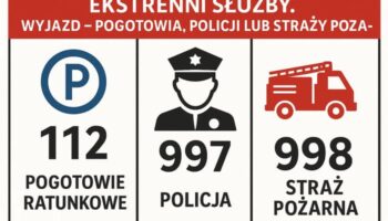Як викликати швидку, пожежну, поліцію в Польщі, номера екстрених служб