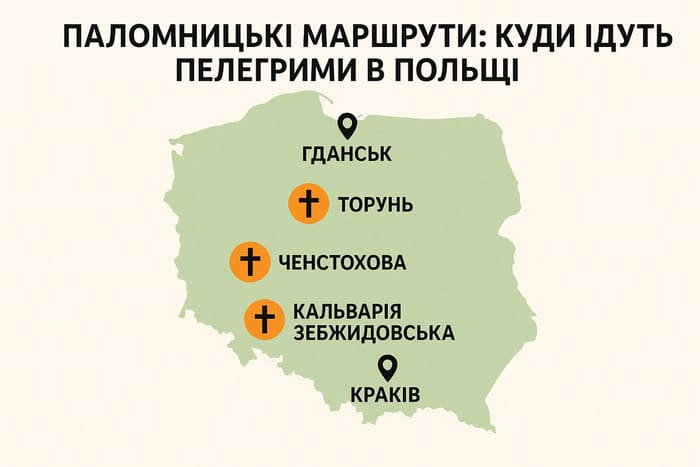 Паломницькі маршрути в Польщі