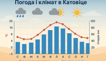 Погода і клімат в Катовіце