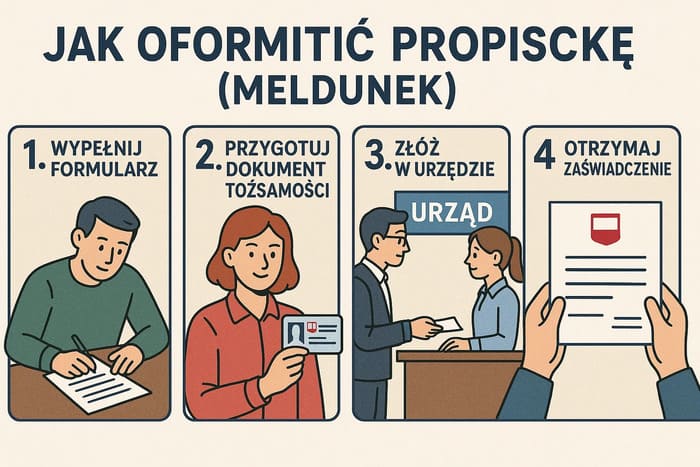 Прописка (meldunek) в Польщі - як оформити, покрокова інструкція