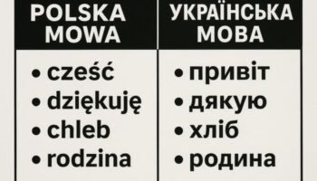 Польська та українська мови схожості та відмінності