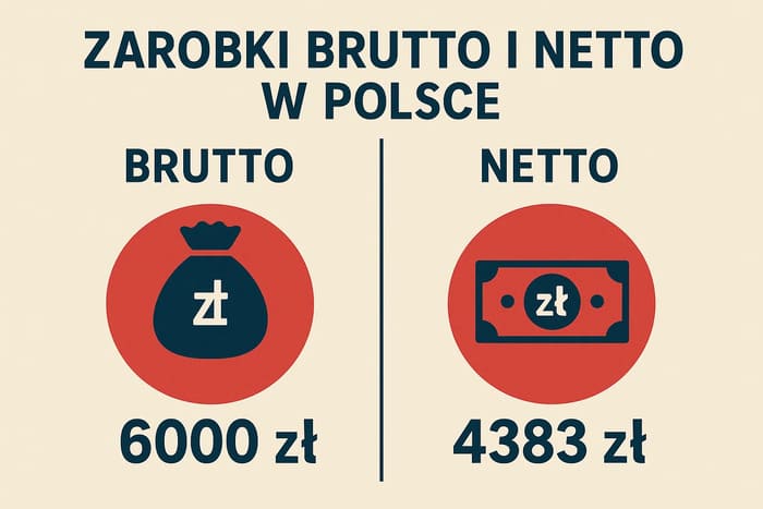 Зарплата брутто і нетто в Польщі
