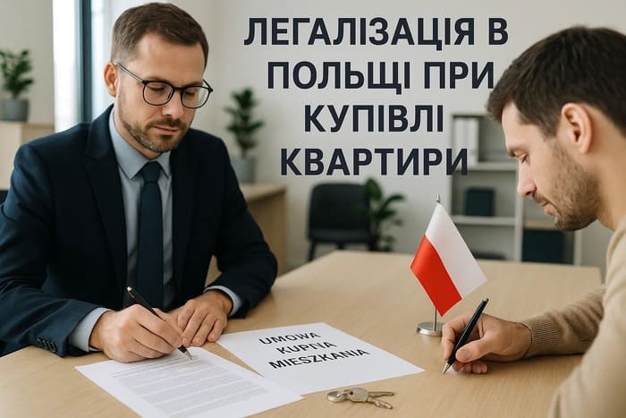 Легалізація в Польщі при купівлі квартири — підписання договору у нотаріуса та передача ключів від житла