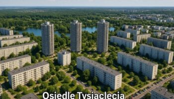 osiedle-tysiaclecia Найбільший спальний район в Катовіце з характеристичною забудовою у вигляді Кукурузи
